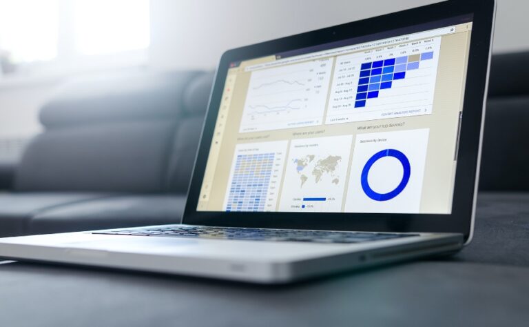 dashboard for a manufacturing company